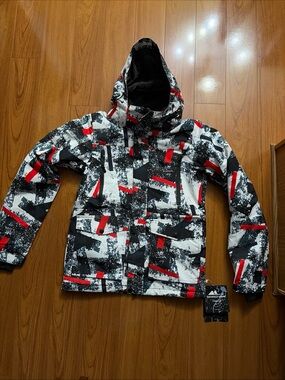 Riviyele Hooded Ski Jacket - Multicolor - Unisex Size XS